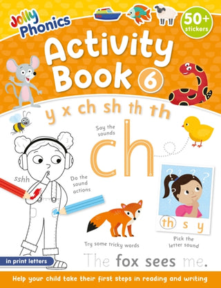 Supplemental image for 9781835823781 - Jolly Phonics Activity Book 6