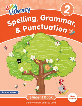 Cover image for 9781835823927 - Spelling, Grammar, & Punctuation Student Book 2