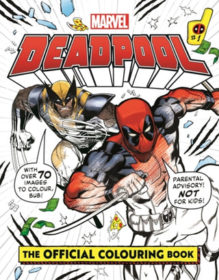 Cover image for 9781835870242 - Marvel's Deadpool: The Official Colouring Book