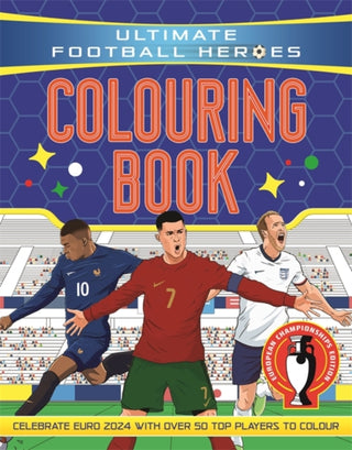 Supplemental image for 9781835870402 - Ultimate Football Heroes Colouring Book