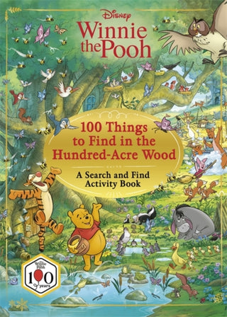 Cover image for 9781835871799 - Disney Winnie The Pooh 100 Things to Find in the Hundred Acre Wood - The Perfect Easter Gift