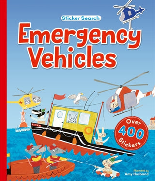 Cover image for 9781835872185 - Sticker Search: Emergency Vehicles