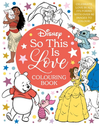 Cover image for 9781835874844 - Disney So This Is Love Colouring Book