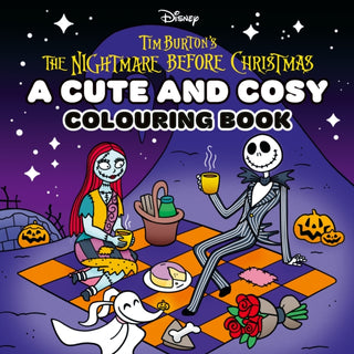 Cover image for 9781835878316 - Disney Tim Burton's The Nightmare Before Christmas: A Cute and Cosy Colouring Book