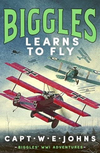 Cover image for 9781835980132 - Biggles Learns to Fly