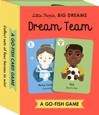 Supplemental image for 9781836001645 - Little People, BIG DREAMS Card Game: Dream Team