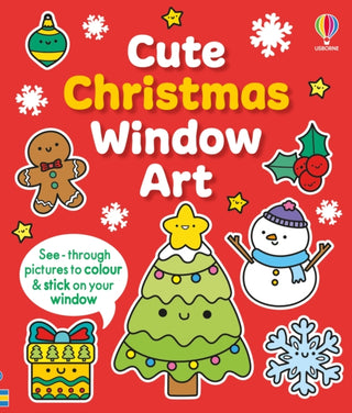 Cover image for 9781836041221 - Cute Christmas Window Art