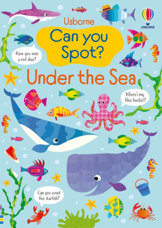 Cover image for 9781836041238 - Can you Spot? Under the Sea