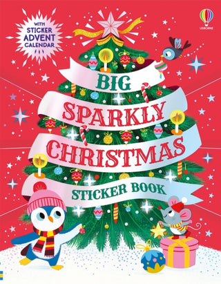 Cover image for 9781836041528 - Big Sparkly Christmas Sticker Book