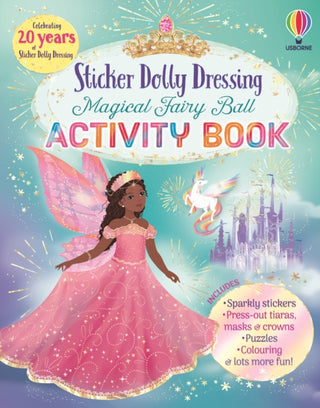 Cover image for 9781836042600 - Sticker Dolly Dressing Magical Fairy Ball Activity Book