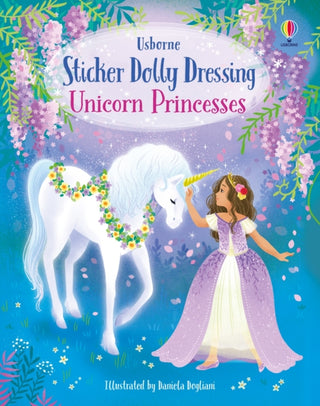 Supplemental image for 9781836042624 - Sticker Dolly Dressing Unicorn Princesses
