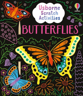 Cover image for 9781836043287 - Usborne Scratch Activities Butterflies