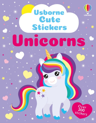 Cover image for 9781836043843 - Cute Stickers Unicorns