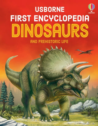 Cover image for 9781836044871 - First Encyclopedia of Dinosaurs
