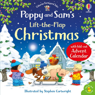 Cover image for 9781836045441 - Poppy and Sam's Lift-the-Flap Christmas with Advent Calendar