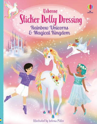Cover image for 9781836049784 - Sticker Dolly Dressing Rainbow Unicorns and Magical Kingdom
