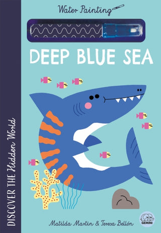 Supplemental image for 9781836160908 - Hidden World - Water Painting Deep Blue Sea