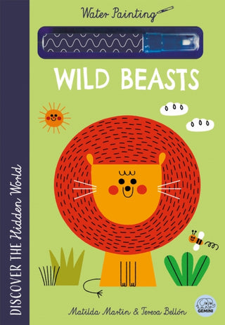 Supplemental image for 9781836160915 - Hidden World - Water Painting Wild Beasts
