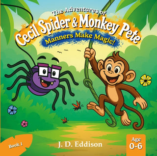 Cover image for 9781836285212 - The Adventures of Cecil Spider & Monkey Pete