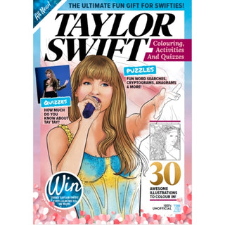 Cover image for 9781836320333 - Taylor Swift: Colouring, Activities and Quizzes