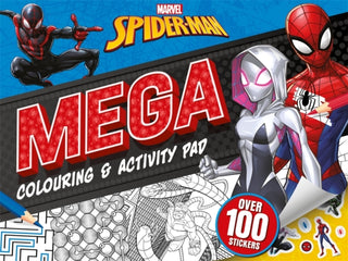 Cover image for 9781836500469 - Marvel Spider-Man: Mega Colouring & Activity Pad