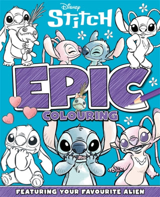 Cover image for 9781836503798 - Disney Stitch: Epic Colouring