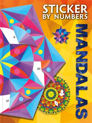 Cover image for 9781836506348 - Sticker By Numbers: Mandalas