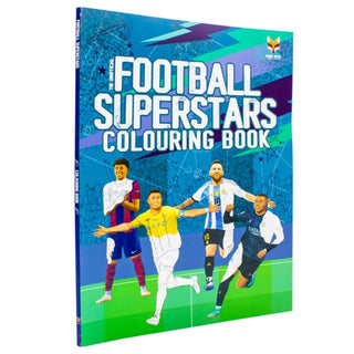 Cover image for 9781836671633 - Football Superstars Colouring Book