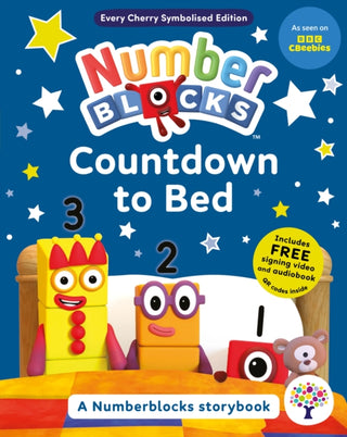 Cover image for 9781836891345 - Numberblocks Countdown to Bed: A Symbolised Storybook