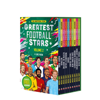 Cover image for 9781836891819 - The Greatest Football Stars 10 Book Collection Volume 2