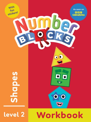 Cover image for 9781836891963 - Numberblocks Shapes (Orange Level Workbook)