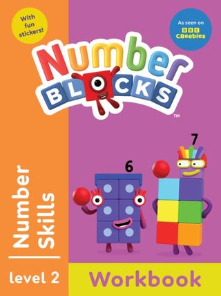 Cover image for 9781836891970 - Numberblocks Number Skills (Orange Level Workbook)