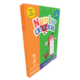Cover image for 9781836892243 - Numberblocks & Alphablocks Orange Level Workbook Set (6 books)