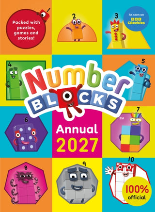 Cover image for 9781836892410 - Numberblocks Annual 2027
