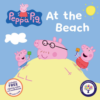 Cover image for 9781836893219 - Peppa Pig: At the Beach (Symbolised Story)