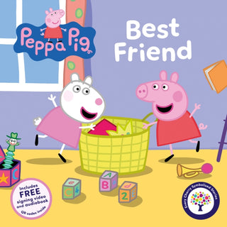 Cover image for 9781836893394 - Peppa Pig: Best Friend (Symbolised Story)