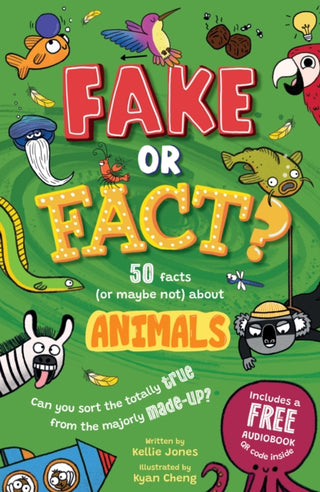 Cover image for 9781836893820 - Fake or Fact? Animals