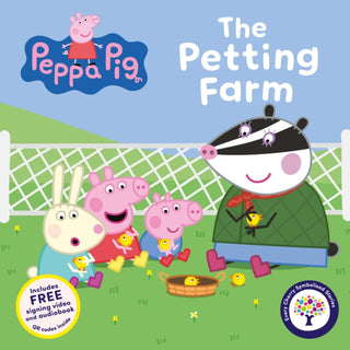Cover image for 9781836893875 - Peppa Pig: The Petting Farm (Symbolised Story)