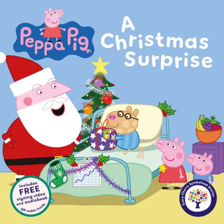 Cover image for 9781836893905 - Peppa Pig: A Christmas Surprise (Symbolised Story)