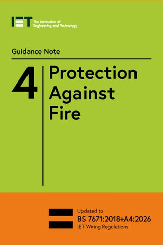 Cover image for 9781837240517 - Guidance Note 4: Protection Against Fire