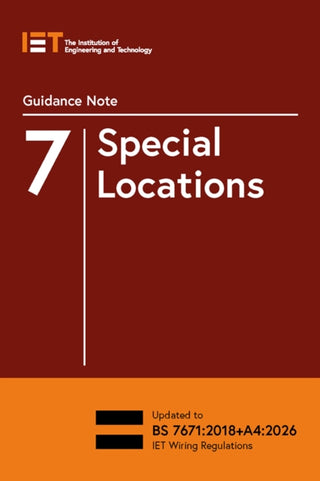 Cover image for 9781837240609 - Guidance Note 7: Special Locations