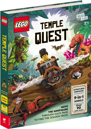 Supplemental image for 9781837250158 - LEGO® Books: Temple Quest (with adventurer minifigure, nine buildable models, play scenes and over 90 LEGO elements)