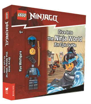 Cover image for 9781837250349 - LEGO® NINJAGO®: Dive Into the Ninja World: An Epic Guide (with Nya minifigure)