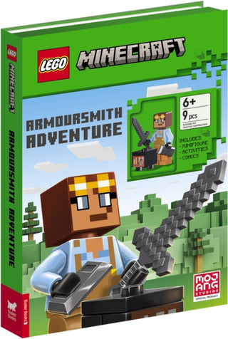 Cover image for 9781837250776 - LEGO? Minecraft?: Armoursmith Adventure Activity Book (with Armoursmith minifigure and accessories)