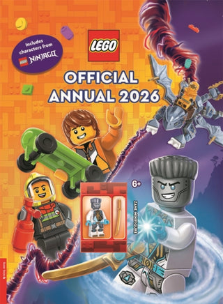 Cover image for 9781837251100 - LEGO® Books. Official Annual 2026 (with Zane LEGO NINJAGO® minifigure)
