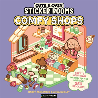 Cover image for 9781837251339 - Sticker Rooms: Comfy Shops