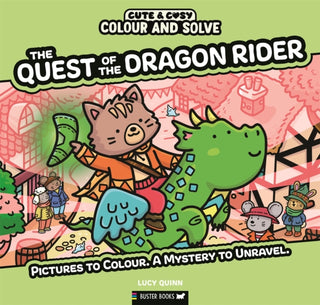Cover image for 9781837251391 - Colour and Solve: The Quest of the Dragon Rider