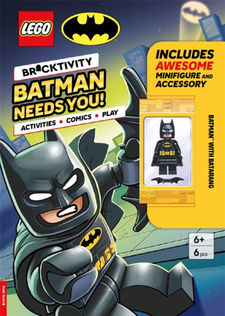 Cover image for 9781837251797 - LEGO® Batman™: Batman Needs You! (with LEGO Batman minifigure and batarang)