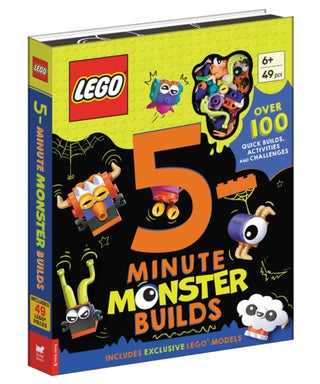 Cover image for 9781837251803 - LEGO®: 5-Minute Monster Builds (with exclusive LEGO models and over 100 activities and challenges)