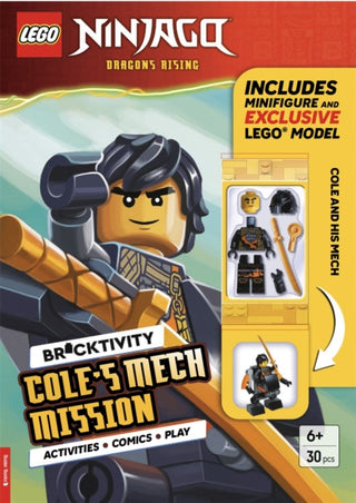 Cover image for 9781837252152 - LEGO® NINJAGO®: Cole’s Mech Mission (with Cole minifigure and exclusive mech mini-build)